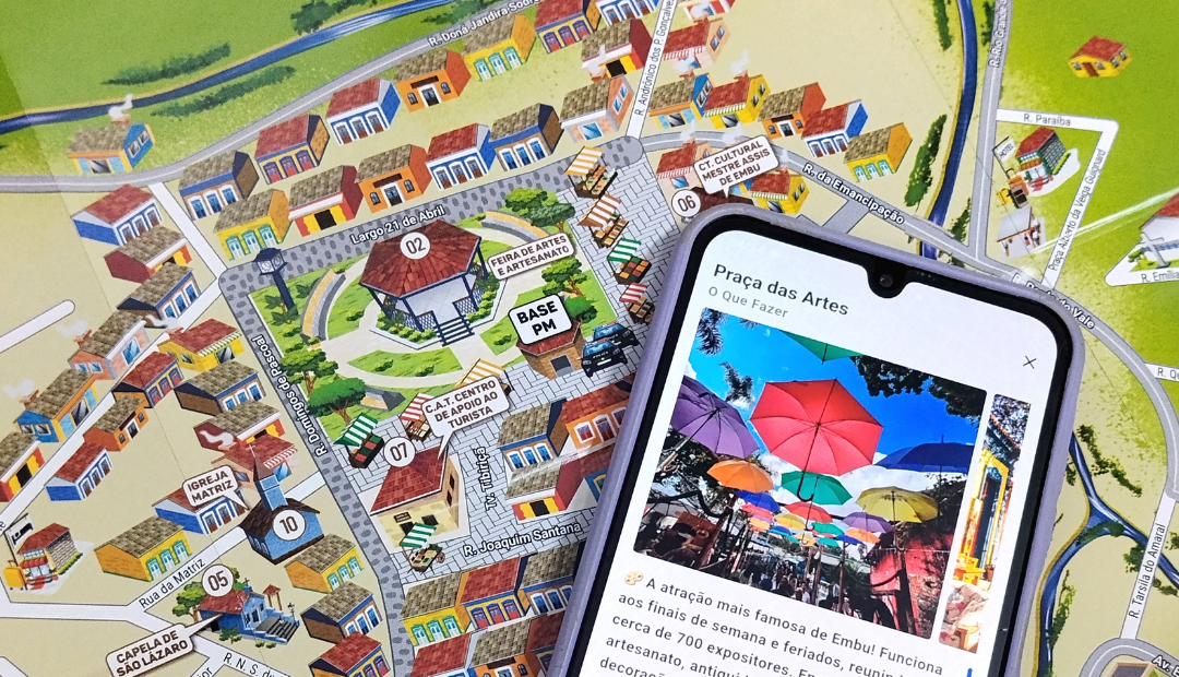 Mapa impresso ou mapa digital? Como escolher o formato ideal para o seu destino turístico